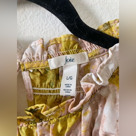 Joie light green and white high neck tank top - Picture 3 of 4